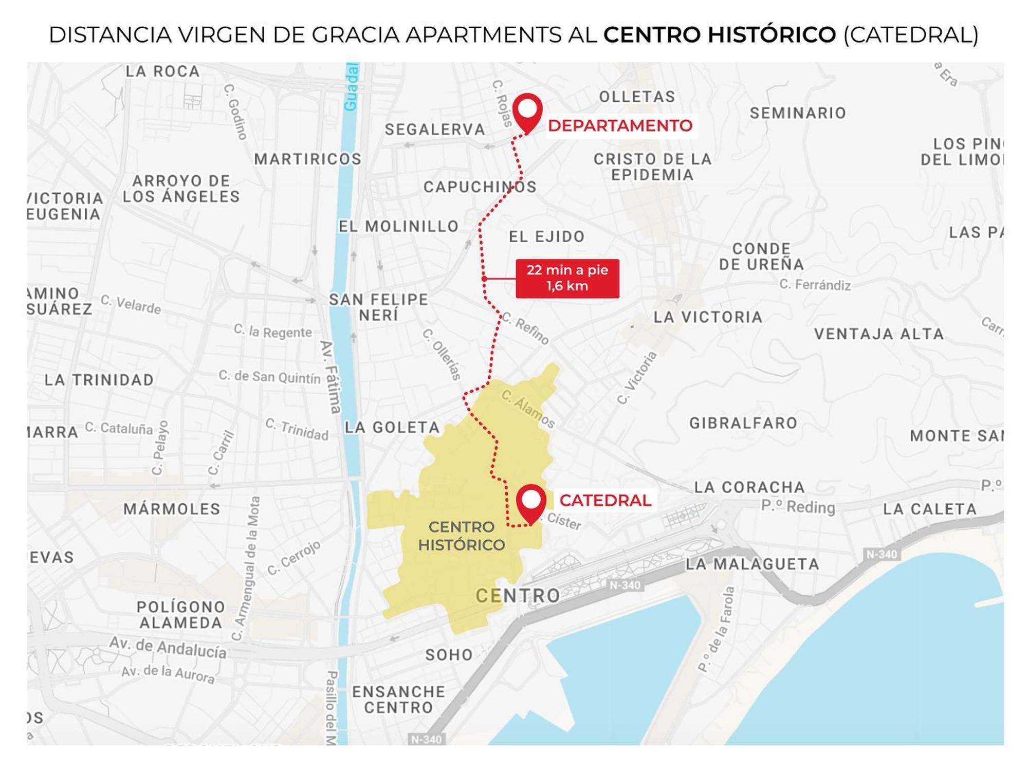 Virgen De Gracia Apartments 马拉加 外观 照片